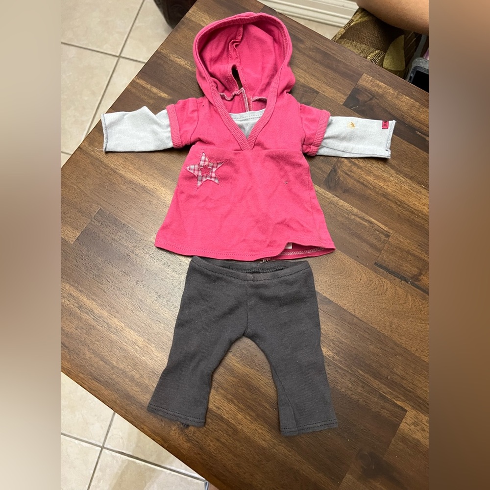 American Girl Doll 2008 JLY MyAG Meet Star Hoodie Outfit